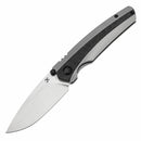KANSEPT Thumb Stub Raven K2109A2 – Titanium & Shred Carbon Fiber, 3.13" CPM 20CV Blade, Black Bird Blades Design