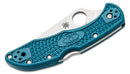 Spyderco Delica® 4 Lightweight – 2.9" K390 SpyderEdge Blade, Blue FRN Handle – C11FSK390