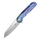 KANSEPT Shard K1006A16 – Satin CPM-S35VN Blade, Lightning Strike Anodized Titanium Handle, Kim Ning Design
