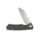 KB Socius Folding Knife 3.46" S90V Tanto Blade Flame Anodized Titanium Handle KB300B