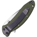 Kershaw Ken Onion Scallion SpeedSafe Assisted Flipper Folding Knife - 1620OL Aluminum OD