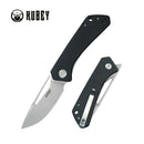 Kubey Knife Thalia 3.27" D2 Black G10 KUB331L