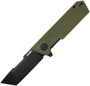 Kubey Avenger  4.88" D2 Black Green G10 KUB104F