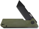Kubey Avenger  4.88" D2 Black Green G10 KUB104F