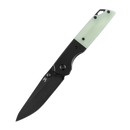Kansept Warrior T1005S4 – Black TiCN/Stonewashed D2 Blade, Jade G10 & Black Aluminum Bolster, Kim Ning Design