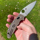 Spyderco Manix 2 Lightweight – CPM 15V Sprint Run, Brown FRCP Handle – Model C101PBN15V2