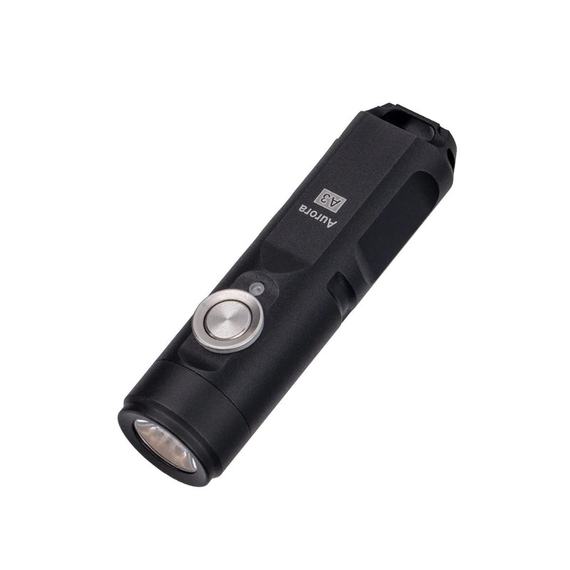 RovyVon Aurora A3 G4 650 Lumen USB-C Rechargeable Keychain Flashlight - Black