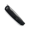 Miguron Akri Front Flipper Knife 3.18" 14C28N Stonewash Blade Black G10 Handle MGR-801WBKS