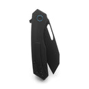 M Miguron Keryx Flipper Folding Knife Black Micarta Handle 3.17" Black PVD 14C28N Blade MGR-813MBK