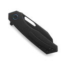 M Miguron Keryx Flipper Folding Knife Black Micarta Handle 3.17" Black PVD 14C28N Blade MGR-813MBK