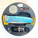 MachineWise Sonora S90V Lightwashed Blade Titanium Electric Blue Diamond Textured Handle