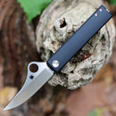 Spyderco Essenza C272ALBK – 3.19" N690Co Satin Blade, Black Anodized Aluminum Handle, Liner Lock – Italy