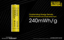 Nitecore NL2150HPI 5000mAh Rechargeable Battery for i Series Flashlights (P20i, P20iX, SRT6i, etc)