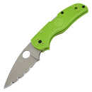 Spyderco Native® 5 Salt – 2.95" LC200N PlainEdge Blade, Green FRN Handle – C41PGR5