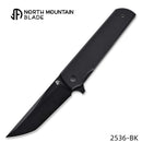 North Mountain Blade 2536-BK folding knife front view product photo