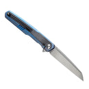 Kansept Arcus K1046A3 – Satin CPM-S35VN Blade, Blue Titanium & Black Micarta, Ostap Hel Design