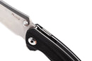 Ruike P155-B Folding Knife 3.54" Bead Blast 14C28N Black G-10 Handles Liner Lock