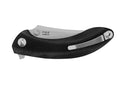 Ruike P155-B Folding Knife 3.54" Bead Blast 14C28N Black G-10 Handles Liner Lock