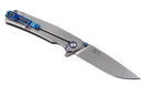 Ruike P801-SF/P801-SB Framelock Folding Knife 3.46" Stonewash 14C28N Stainless Steel Handles