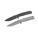 Ruike P801-SF/P801-SB Framelock Folding Knife 3.46" Stonewash 14C28N Stainless Steel Handles