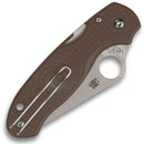 Spyderco Para 3 Lightweight Sprint Run – 2.93" CPM-15V Blade, Brown FRN Handles – C223PBN15V