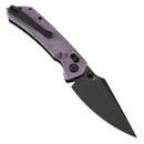 Tenable Fenrir T1034V4 – Purple Micarta, 3.48" Blackwashed Nitro-V Blade, Sparrow Knife Co. Design
