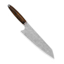 QSP 8"  Kiritsuke Laminated Damascus desert iron wood QS-KK-004B