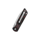 QSP Parrot V2 3.25" D2 Blade Shredded CF overlay G10 Handle Ball Bearings QS102-I
