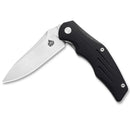 QSP Pangolin 3.75" D2 Satin blade Black G10 handle QS105-A
