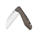 QSP Pelican 3.625" CPM S35VN Brown texture Micarta QS118-A1