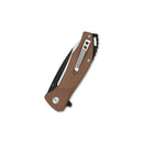 QSP Raven 3.375" D2 Brown G10 QS122-A