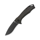 QSP Raven 3.375" D2 Dark Brown Micarta QS122-D2
