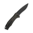 QSP Raven 3.375" D2 Dark Brown Micarta QS122-D2
