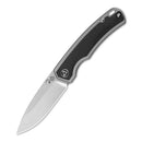 QSP Puffin 3.0" CPM S35VN Stonewashed Titanium with carbon fiber inlay QS127-E1