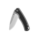 QSP Puffin 3.0" CPM S35VN Stonewashed Titanium with carbon fiber inlay QS127-E1