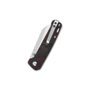 QSP Penguin 3.06" D2  Red Shredded Carbon Fiber Overlay G10 QS130-TRD