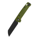 QSP Penguin 3.06" 14C28N Blade OD Green FRN Handle QS130GL-B2