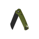 QSP Penguin 3.06" 14C28N Blade OD Green FRN Handle QS130GL-B2