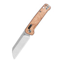 QSP Penguin 3.06" 14C28N Blade G10 with Copper Foil Handle QS130GL-F1