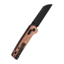 QSP Penguin 3.06" 14C28N Blade G10 with Copper Foil Handle QS130GL-F2