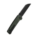 QSP Penguin V2 3.06" D2 blade Green Micarta handle QS130V2-C2