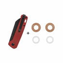 QSP Penguin V2 3.06" D2 blade Red Micarta handle QS130V2-D2
