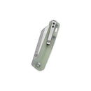 QSP Penguin V2 3.06" D2 blade Jade G10 handle QS130V2-G1