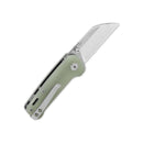 QSP Penguin Mini 2.25" 14C28N 2 Tone Satin Blade Jade G10 QS130XS-F1