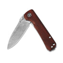 QSP Hawk 3.225" Laminated Damascus/S35VN Cocobolo QS131-B2