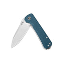 QSP Hawk 3.225" 14C28N Blue Micarta QS131-I
