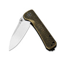 QSP Hawk 3.225" 14C28N Satin Blade Brass QS131-K