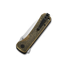 QSP Hawk 3.225" 14C28N Satin Blade Brass QS131-K