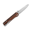 QSP Hawk 3.225" 14C28N Satin Blade Mkuruti woodQS131-O1