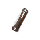 QSP Hawk 3.225" Laminated Damascus/S35VN Cocobolo QS131-D2